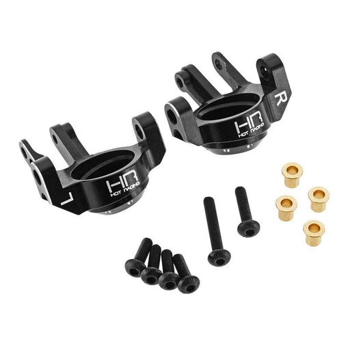 HRASCXT2101 Aluminum Steering Knuckles, Black: SCX10 II