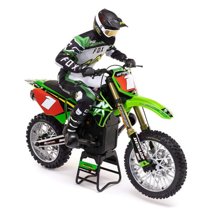 Mxs dirt bike shop and rider toy