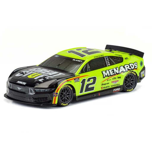 LOS1122412 Ryan Blaney #12 Menards 2024 Ford Mustang: 1/12 AWD LOSI NASCAR RC Racecar (FOR A EXTRA BATTERY PLEASE ORDER SPMX142S30H2)