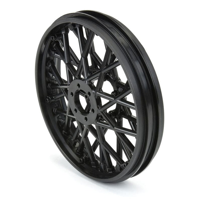 PRO283203 1/4 Bullyspoke V2 Bead Front Wheel Black: Promoto-MX