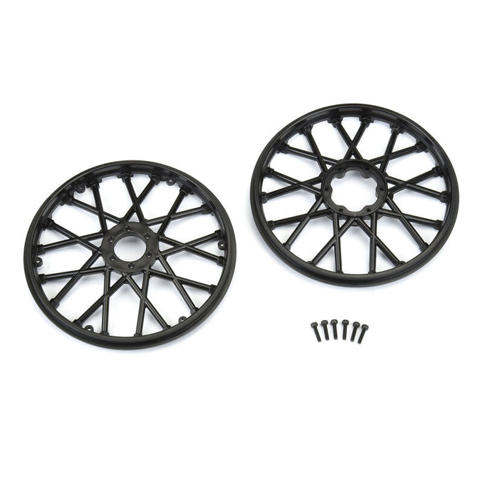 PRO283203 1/4 Bullyspoke V2 Bead Front Wheel Black: Promoto-MX