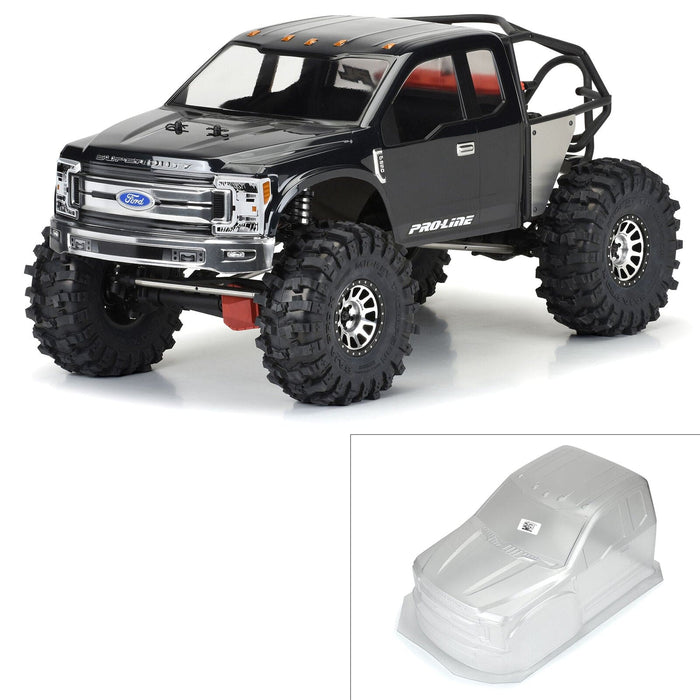 PRO361600 1/6 2017 Ford F-250 Super Duty Cab-Only Clear Body: SCX6