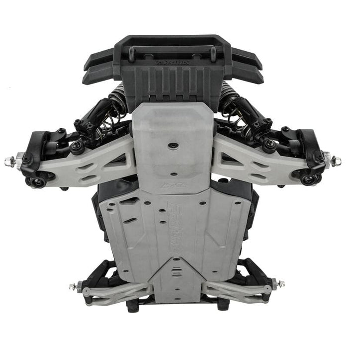 PRO639505 Bash Armor Front/Rear Skid Plates (Stone Gray) for ARRMA 3S Vehicles