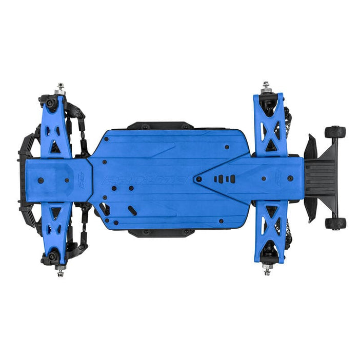 PRO639506 Bash Armor Front/Rear Skid Plates (Blue) for ARRMA 3S Vehicles