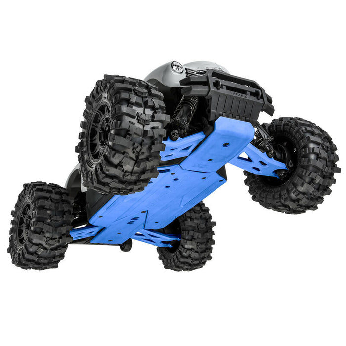 PRO639506 Bash Armor Front/Rear Skid Plates (Blue) for ARRMA 3S Vehicles