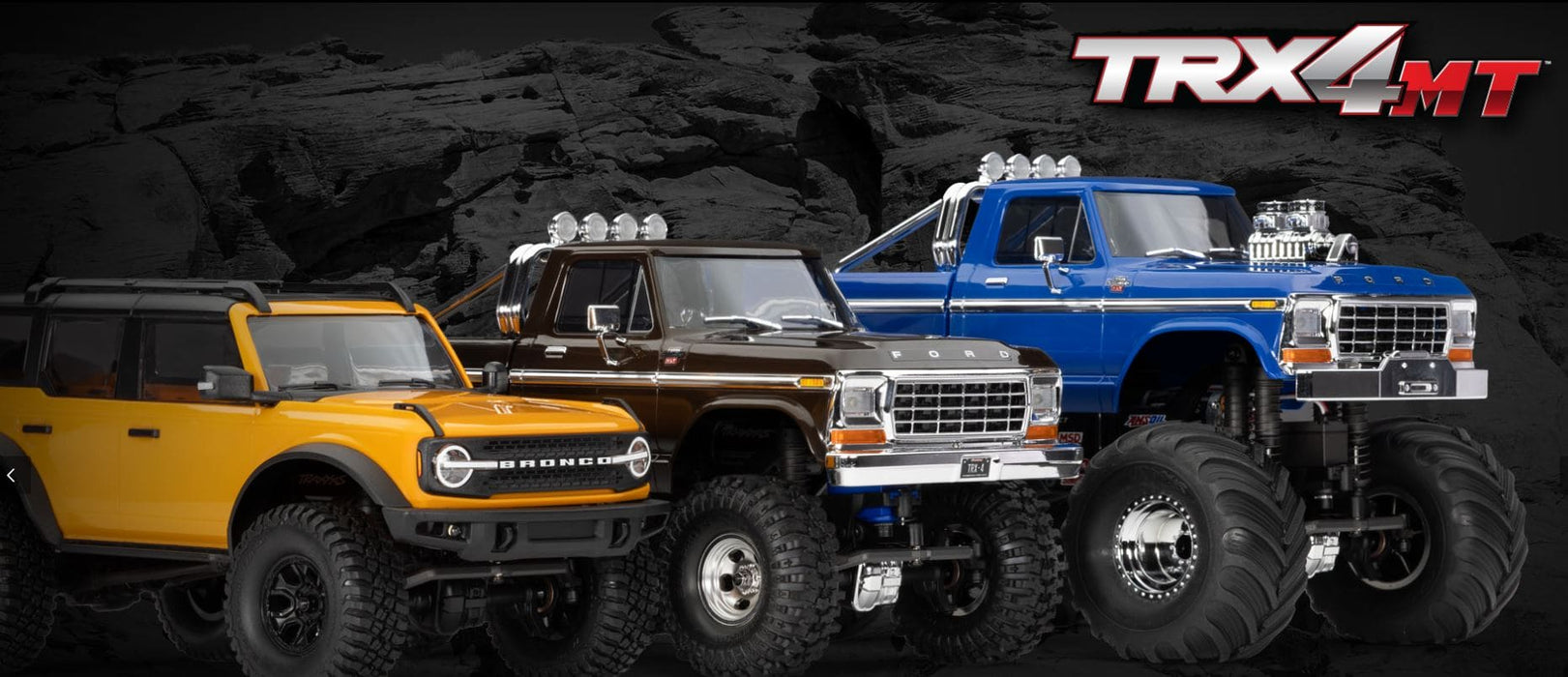 TRA98064-1BLACK Traxxas TRX-4MT K10 Monster Truck - Black (Sold Separately extra battery please ORDER #TRA2821)