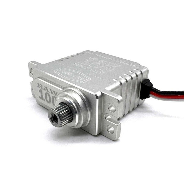 SEHREEFS134 RAW 100 Mini Digital Metal Gear Waterproof Programmable Servo, Silver