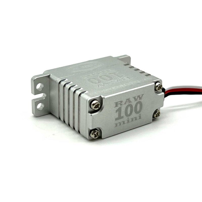 SEHREEFS134 RAW 100 Mini Digital Metal Gear Waterproof Programmable Servo, Silver