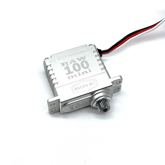 SEHREEFS134 RAW 100 Mini Digital Metal Gear Waterproof Programmable Servo, Silver