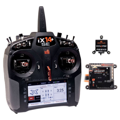 SPMR14020C1	 iX14+ Special Edition Transmitter with 10-Channel PowerSafe Receiver and Synapse Combo