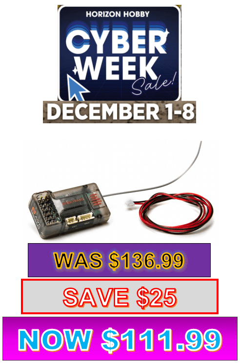 SPMSR6100AT SR6100AT 6 Channel AVC/Telemetry Surface Receiver ***If you do order from this CYBER week sale ALL sales are final sale .