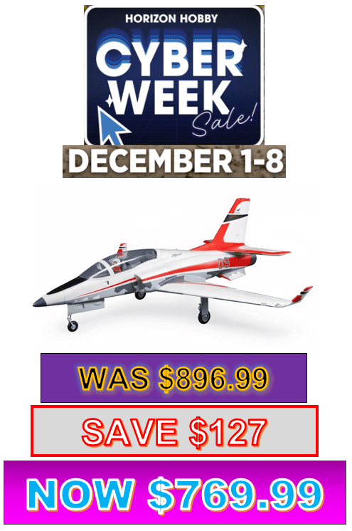 EFL17750 Viper 90mm EDF Jet BNF Basic w/AS3X & SAFE Select ***If you do order from this CYBER week sale ALL sales are final sale .