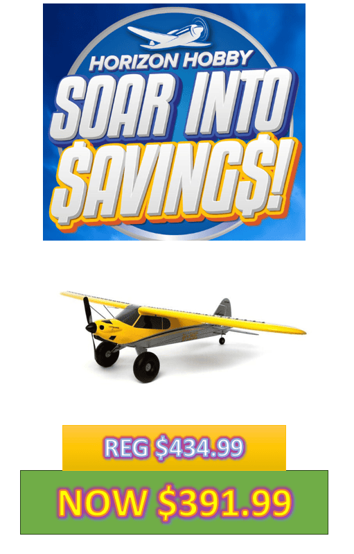HBZ320001 Carbon Cub S 2 1.3m RTF Basic ** Needed to Complete #  Please look at frequently bought items listed below to complete this airplane For Flight **April 4th – April 27th SALE ITEM ARE FINAL SALE