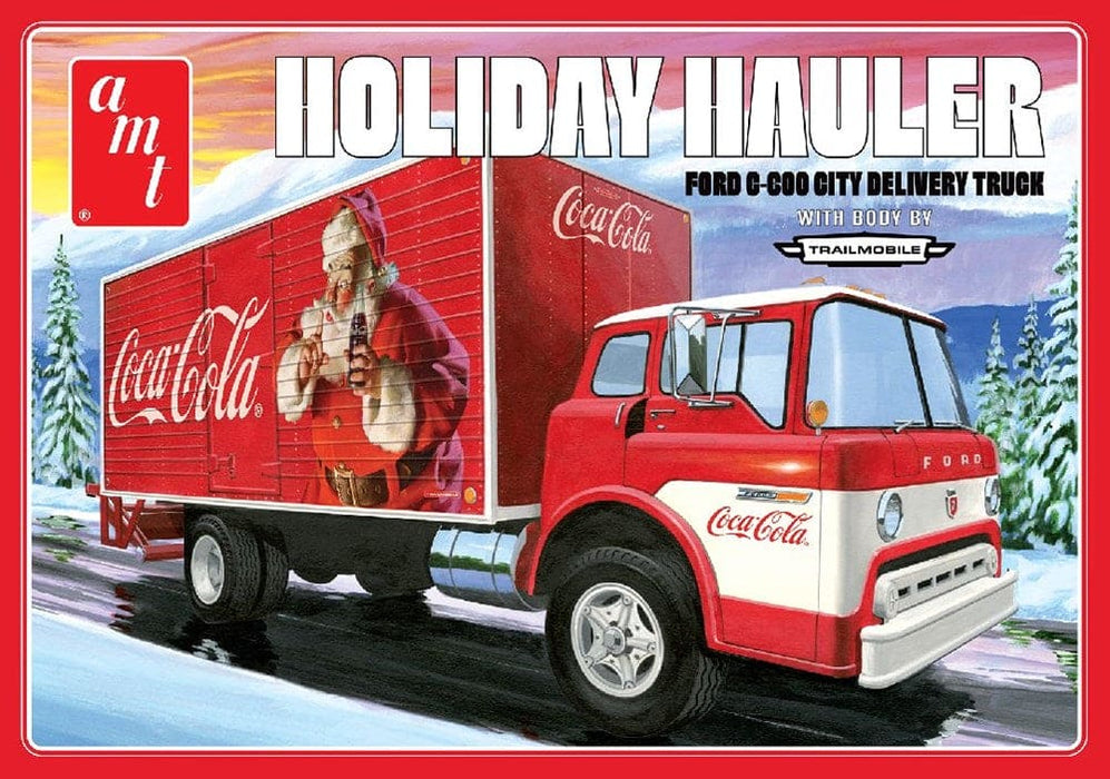 AMT1459/06 AMT 1/25 Ford C-600 City Holiday Delivery Truck Coca-Cola