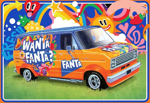 AMT1471/12 AMT 1/25 1977 Ford Custom Van Fanta (Level 2)