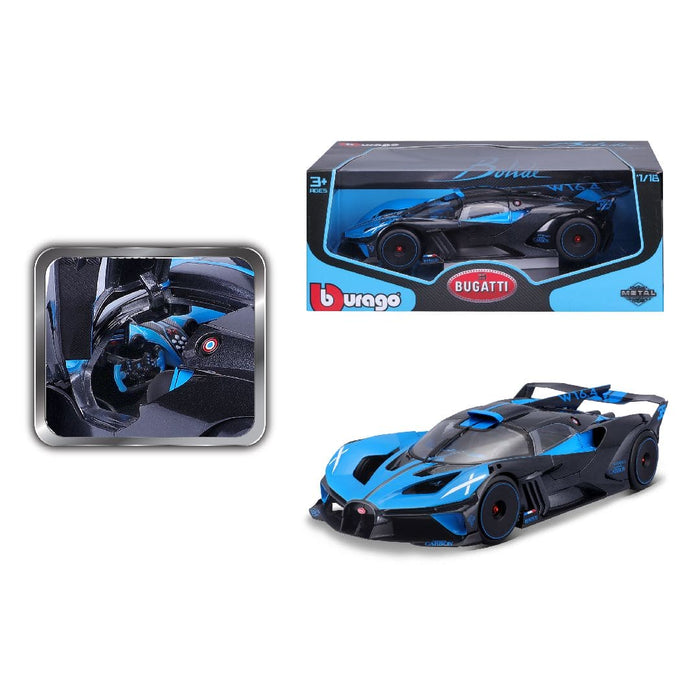 BUR18-11047 Bburago 1/18 Bugatti Bolide (Blue)