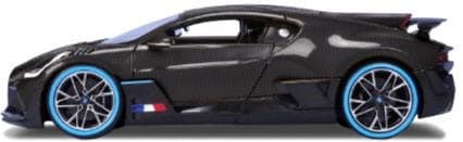 BUR18-11101 Bburago 1/18 50th Anniv. Bugatti Divo, Carbon Fibre