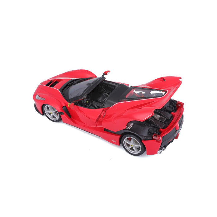 BUR18-26022 Bburago 1/24 R&P Ferrari LaFerrari Aperta (Red)