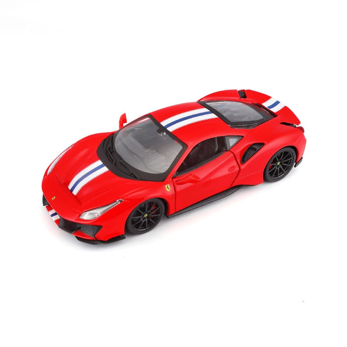 BUR18-26026 Bburago 1/24 R&P Ferrari 488 Pista (Red)