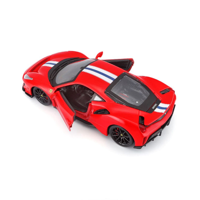 BUR18-26026 Bburago 1/24 R&P Ferrari 488 Pista (Red)