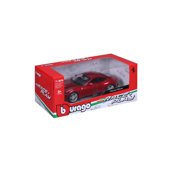 BUR18-26029 Bburago 1/24 R&P Ferrari Roma (Red)