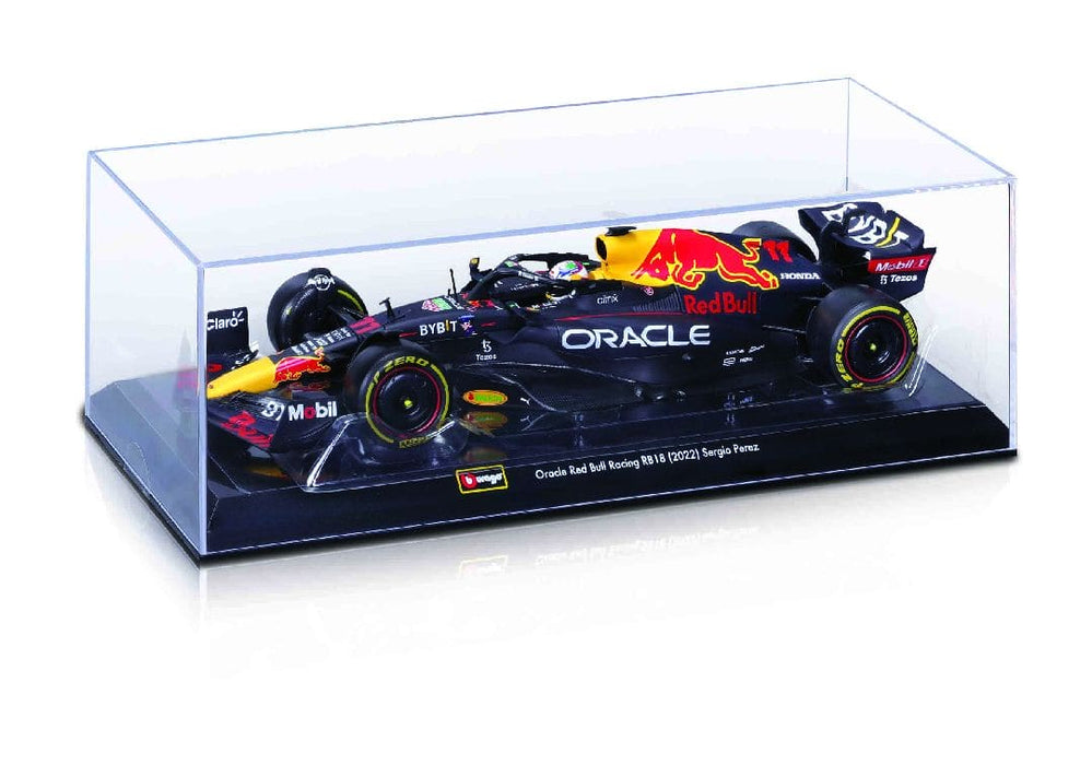 BUR18-28026 Bburago 1/24 Red Bull RB18 (2022) w/driver (Perez #11)