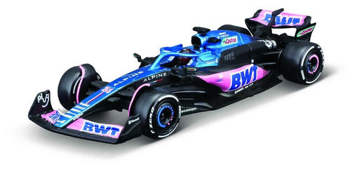 BUR18-38073 Bburago 1/43 Alpine F1 Team A523 (2023) w/ driver (Gasly #10)