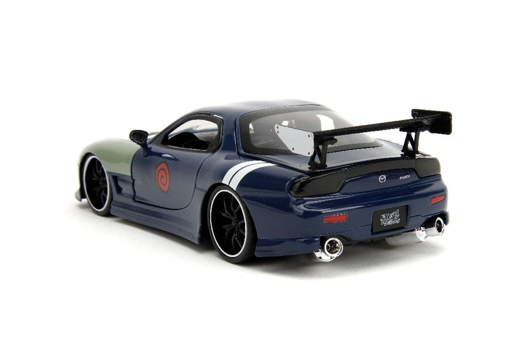 JAD34370 Jada 1/24 "Hollywood Rides" Naruto 1993 Mazda RX-7 with Kakashi Hatake