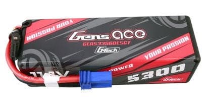 GEA533S60E5GT Gens Ace G-Tech 5300mAh 3S 11.1V 60C LiPo EC5 Plug