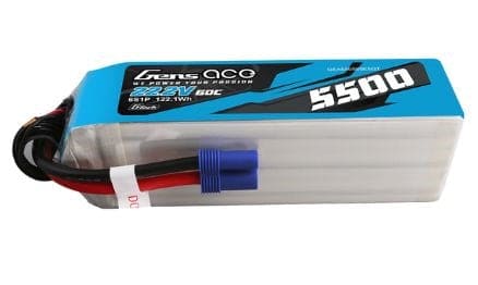 GEA556S60E5GT Gens Ace G-Tech 5500mAh 6S 22.2V 60C LiPo EC5 Plug