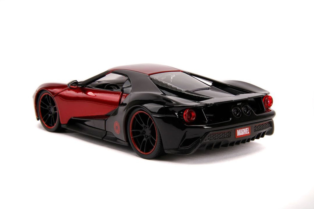 JAD31190 Jada 1/24 "Hollywood Rides" 2017 Ford GT with Miles Morales