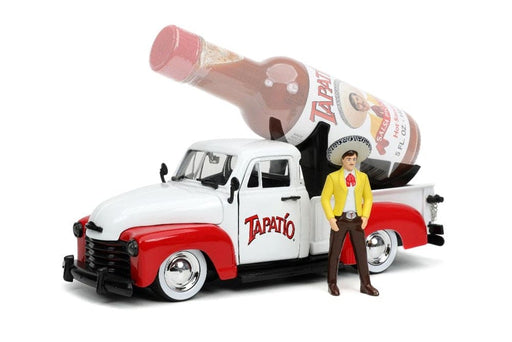 JAD31968 Jada 1/24 "Hollywood Rides" 1953 Chevy Pickup w/Charro Man