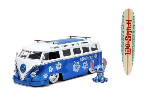 JAD31992 Jada 1/24 "Hollywood Rides" 1962 VW Bus with Lilo & Stitch