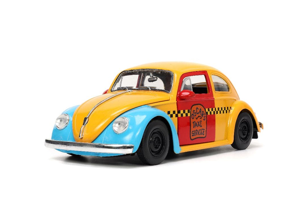 JAD32801 Jada 1/24 "Hollywood Rides" Sesame Street 1959 VW Beetle with Oscar