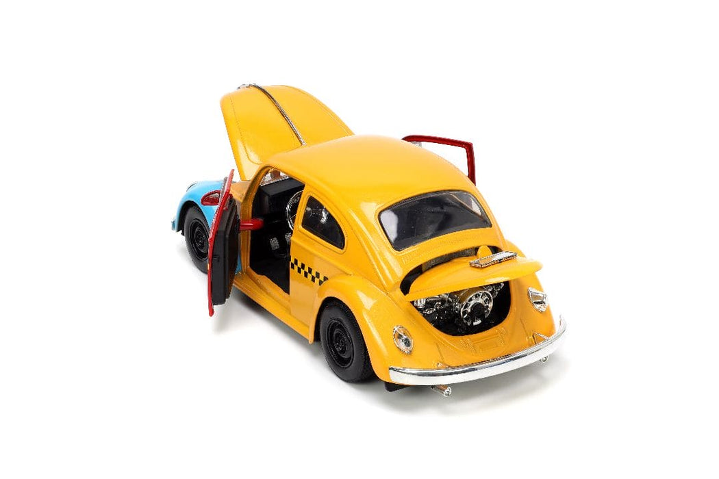 JAD32801 Jada 1/24 "Hollywood Rides" Sesame Street 1959 VW Beetle with Oscar