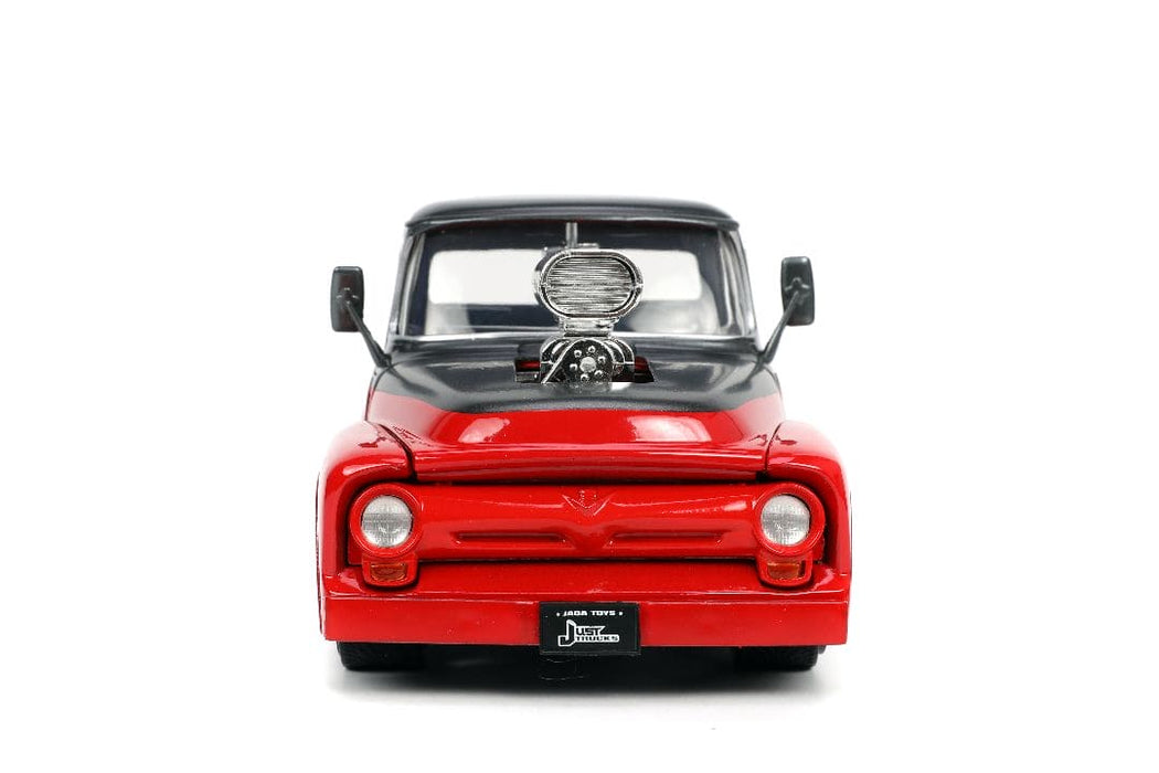 JAD33019 Jada 1/24 "Just Trucks" 1956 Ford F-100 Pickup with Rack