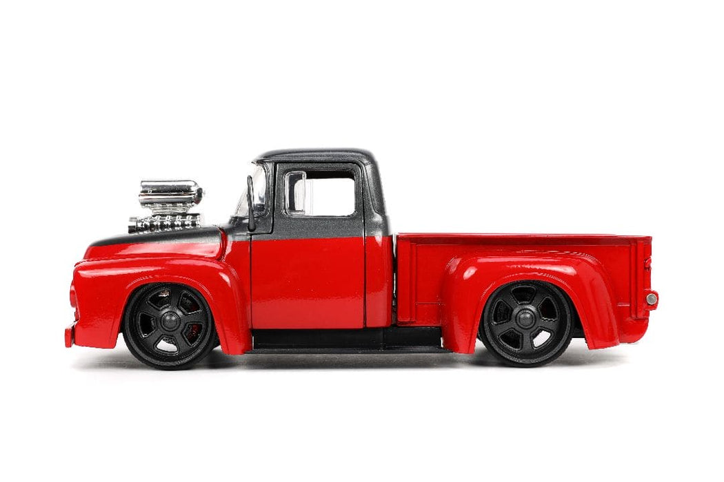 JAD33019 Jada 1/24 "Just Trucks" 1956 Ford F-100 Pickup with Rack