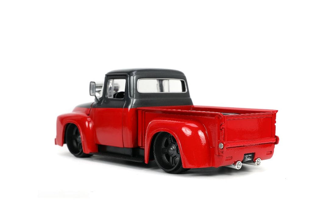 JAD33019 Jada 1/24 "Just Trucks" 1956 Ford F-100 Pickup with Rack