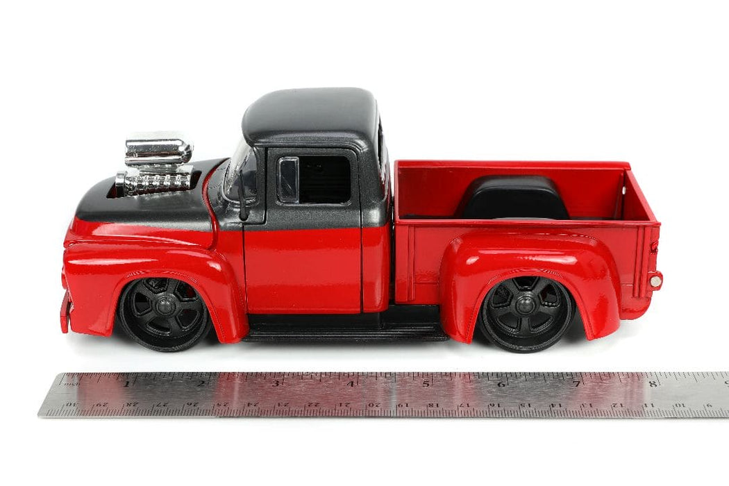 JAD33019 Jada 1/24 "Just Trucks" 1956 Ford F-100 Pickup with Rack