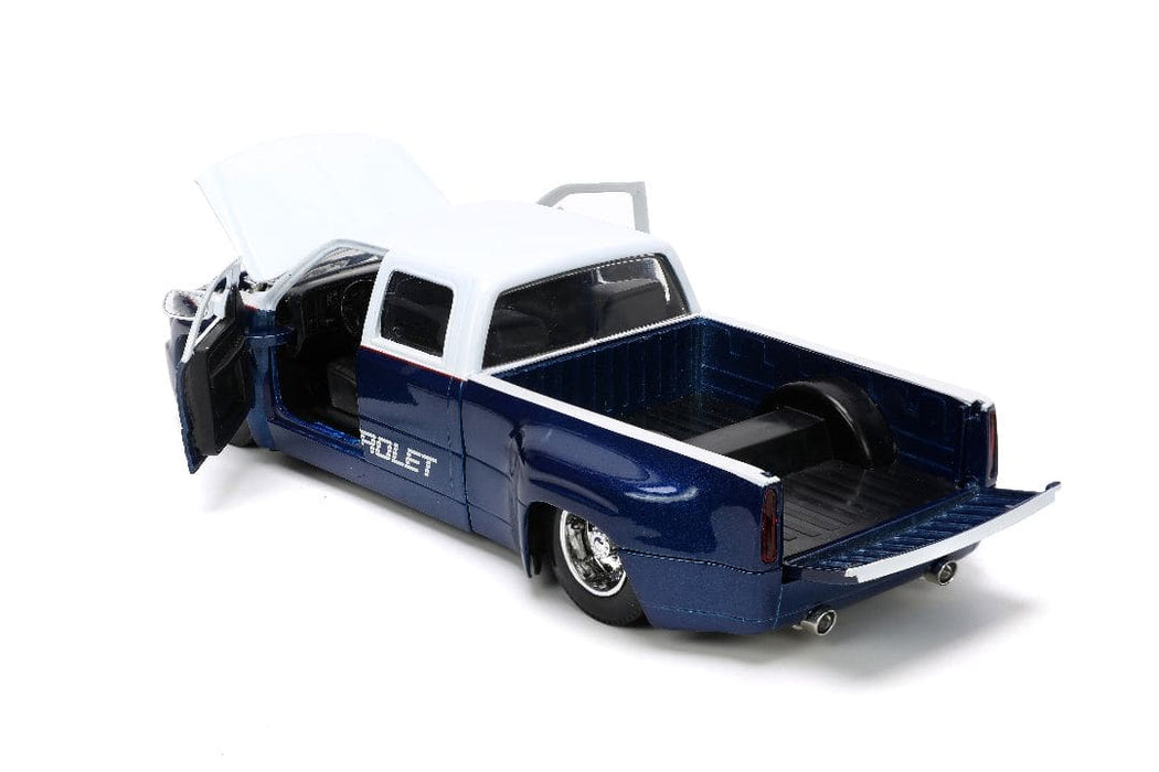 JAD33026 Jada 1/24 "Just Trucks" 1999 Chevy Silverado Dooley with Rack