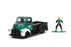 JAD33093 Jada 1/32 "Hollywood Rides" DC Comics 1952 Chevy COE Pickup w/Green Lantern