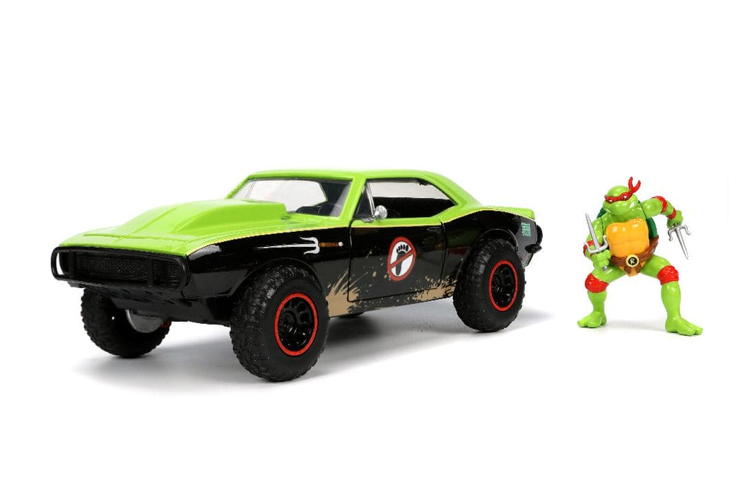 JAD33386 Jada 1/24 "Hollywood Rides" Teenage Mutant Ninja Turtles - 1967 Chevy Camaro with Raphael