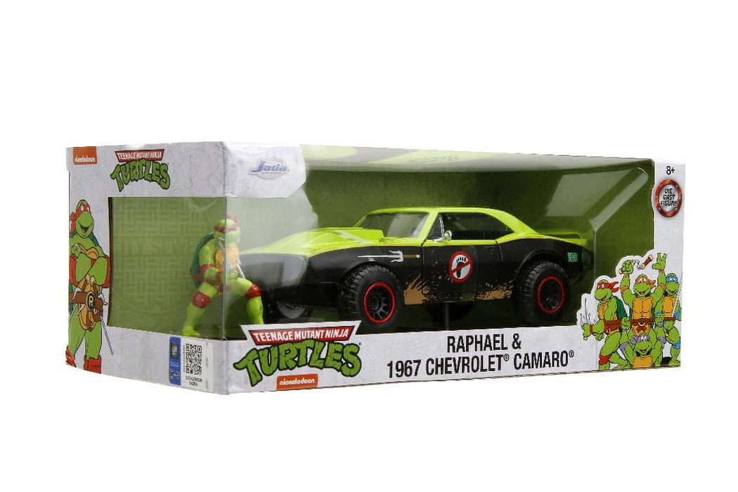 JAD33386 Jada 1/24 "Hollywood Rides" Teenage Mutant Ninja Turtles - 1967 Chevy Camaro with Raphael