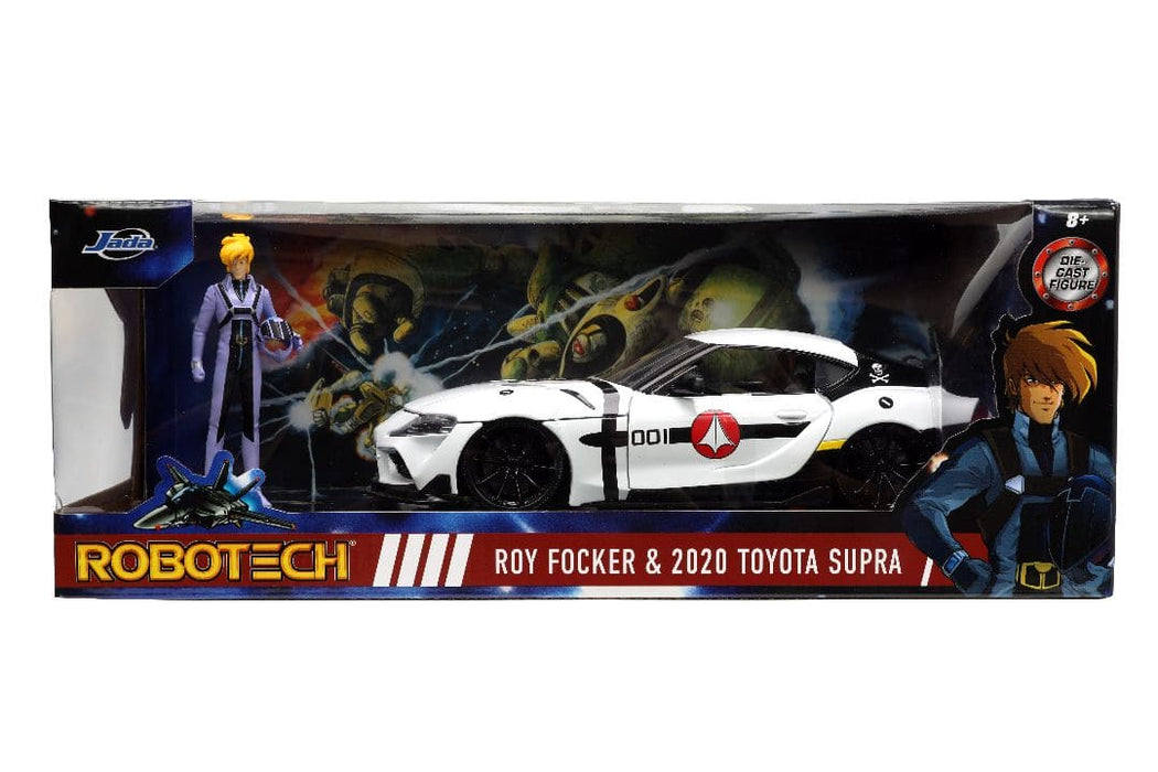 JAD33682 Jada 1/24 "Hollywood Rides" Robotech 2020 Toyota Supra with Roy Fokker