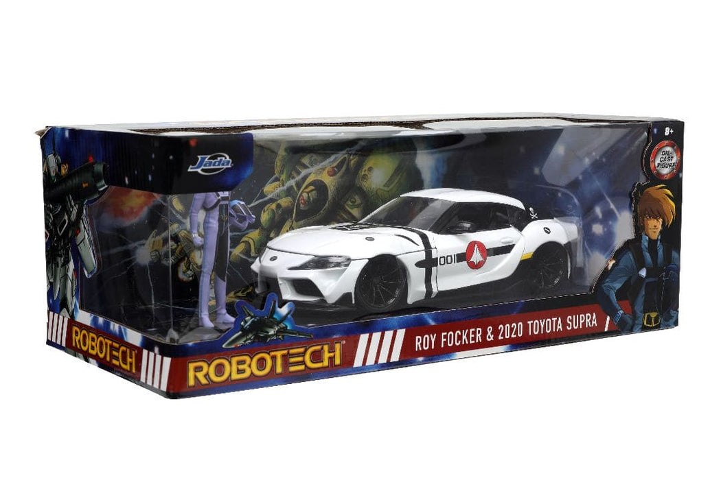 JAD33682 Jada 1/24 "Hollywood Rides" Robotech 2020 Toyota Supra with Roy Fokker