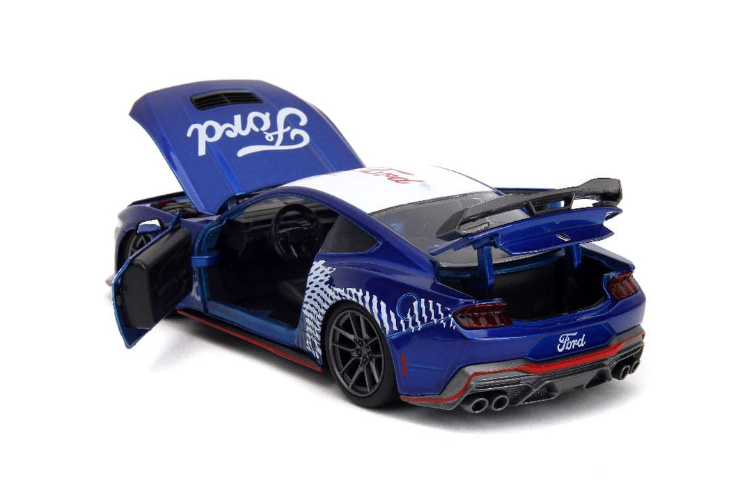 JAD35419 Jada 1/24 "BIGTIME Muscle" 2024 Mustang Dark Horse - Candy Blue