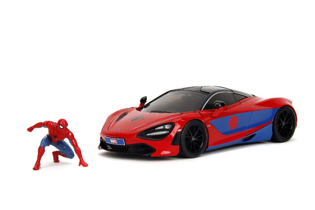 JAD35764 Jada 1/24 "Hollywood Rides" - Marvel McLaren 720S w/ Spider-Man