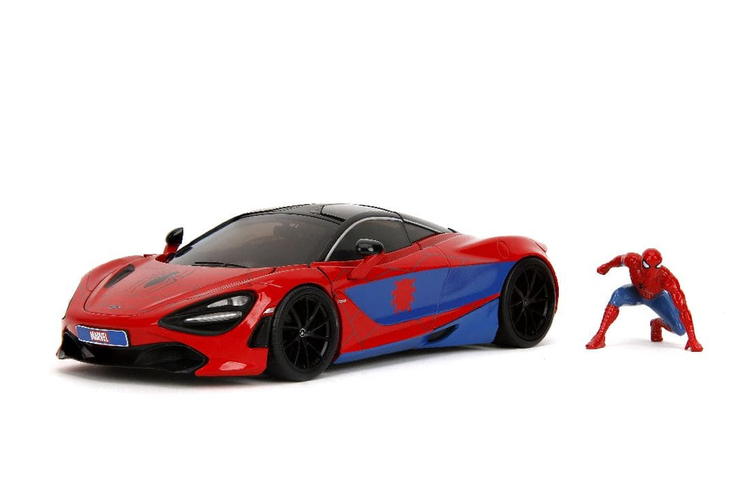 JAD35764 Jada 1/24 "Hollywood Rides" - Marvel McLaren 720S w/ Spider-Man