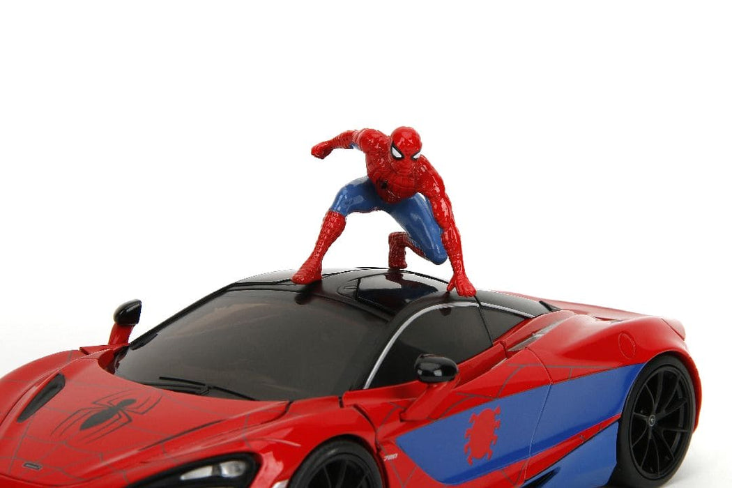 JAD35764 Jada 1/24 "Hollywood Rides" - Marvel McLaren 720S w/ Spider-Man