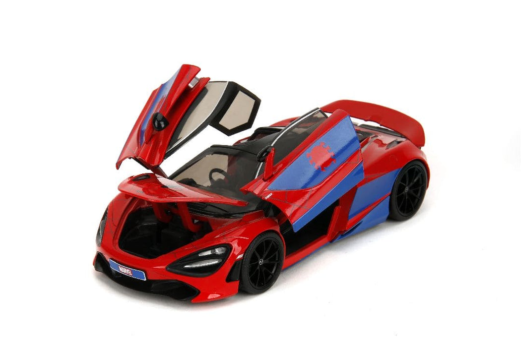 JAD35764 Jada 1/24 "Hollywood Rides" - Marvel McLaren 720S w/ Spider-Man